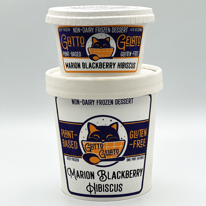Marionberry Hibiscus Sorbet