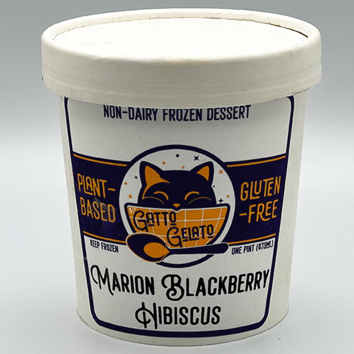 Marionberry Hibiscus Sorbet