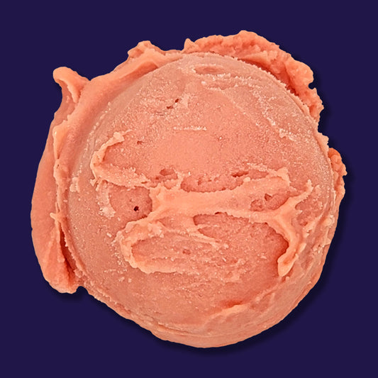 Blood Orange Creamsicle sherbet